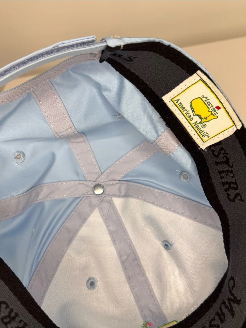 Masters Tournament Light Blue Baseball Cap 2022